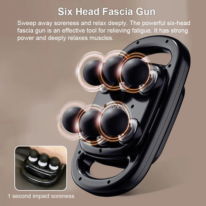 Fascia Massage Gun | High-Frequency Muscle Massager for Back, Shoulder & Body
