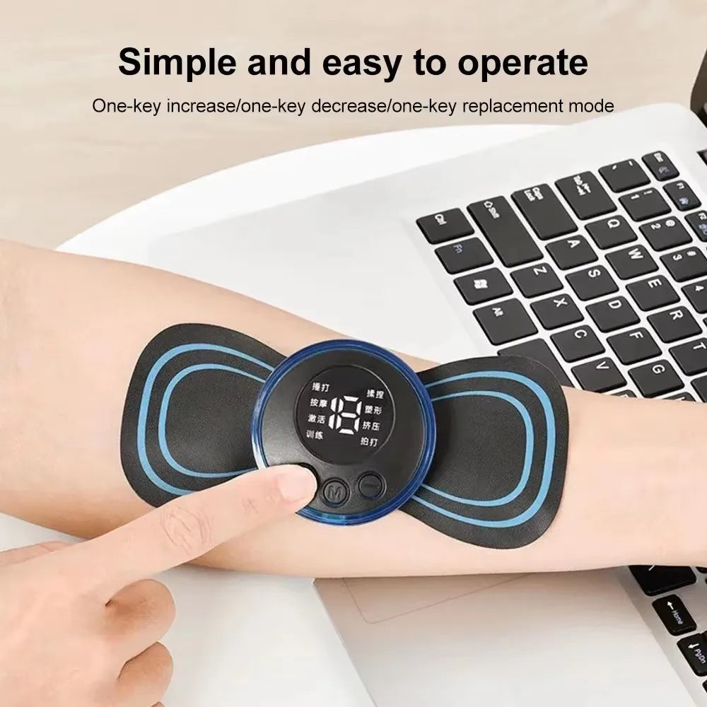 Electric Pulse Neck Massager | 8-Mode, 19-Gear Pain Relief & Muscle Relaxation Tool
