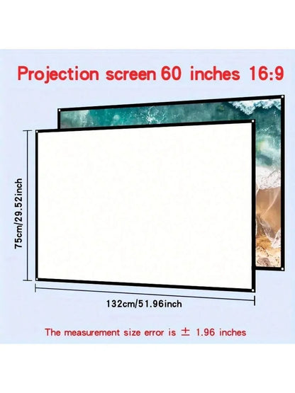 Portable Mini Projector | Full HD 1080P Support with Remote & USB Connection