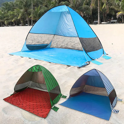Automatic Pop-Up Beach Tent | Portable Waterproof UV Protection Camping Shelter