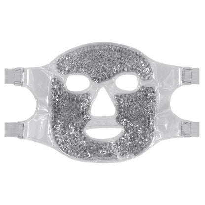 Full Face Ice Mask | Hot & Cold Gel Compress for Facial Massage & Spa Care