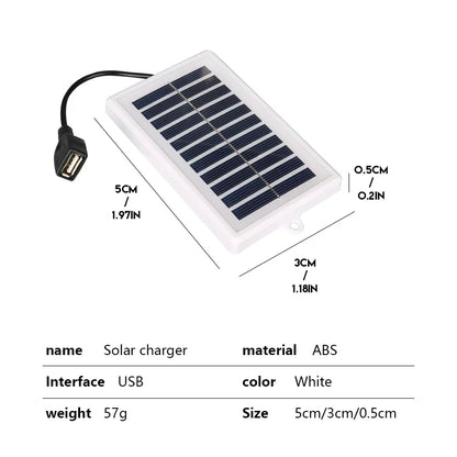 Portable Solar Charger | USB Power Bank for Camping, Travel & Emergency Use