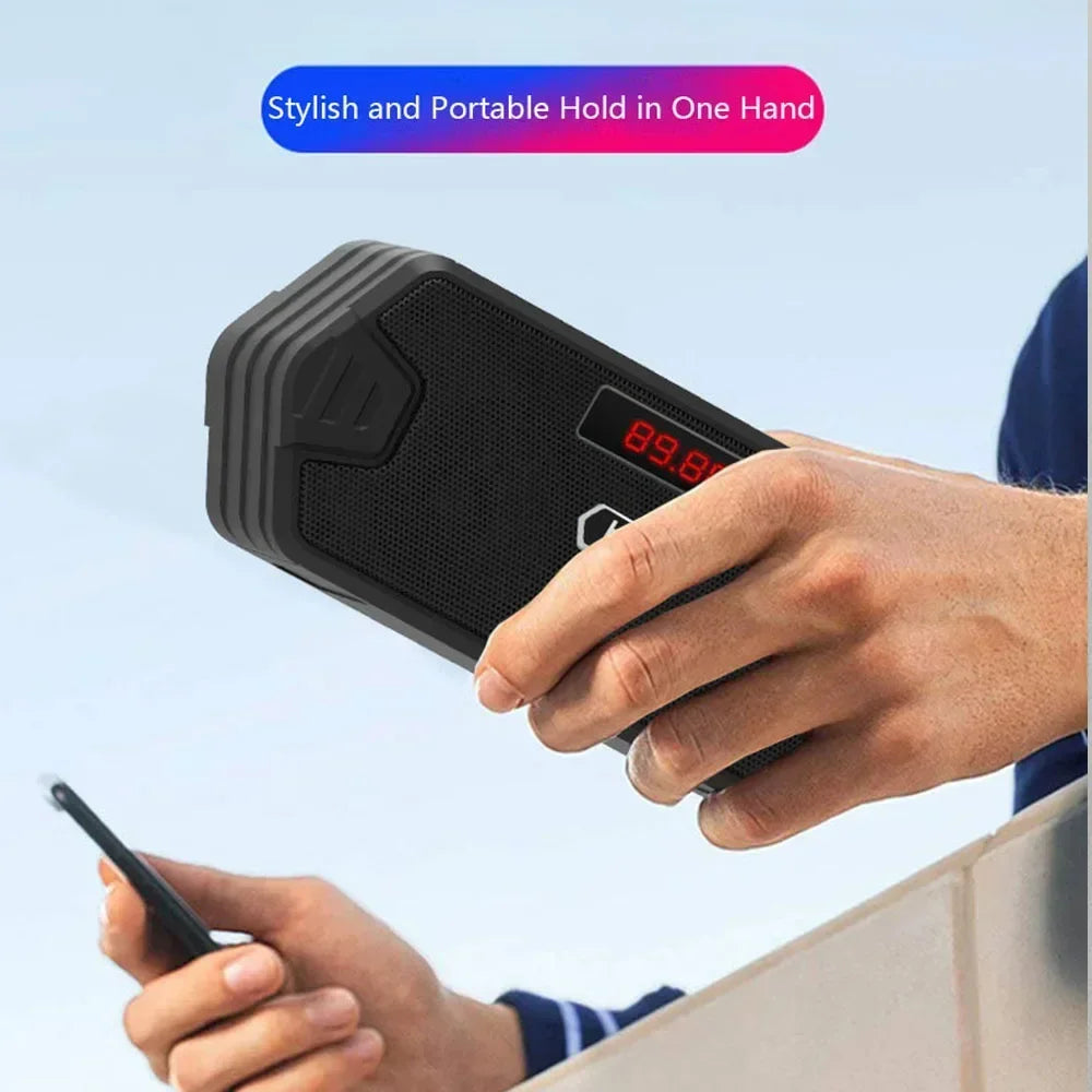 Portable Bluetooth Speaker | Wireless Outdoor Speaker with FM, USB, AUX & TF Card
