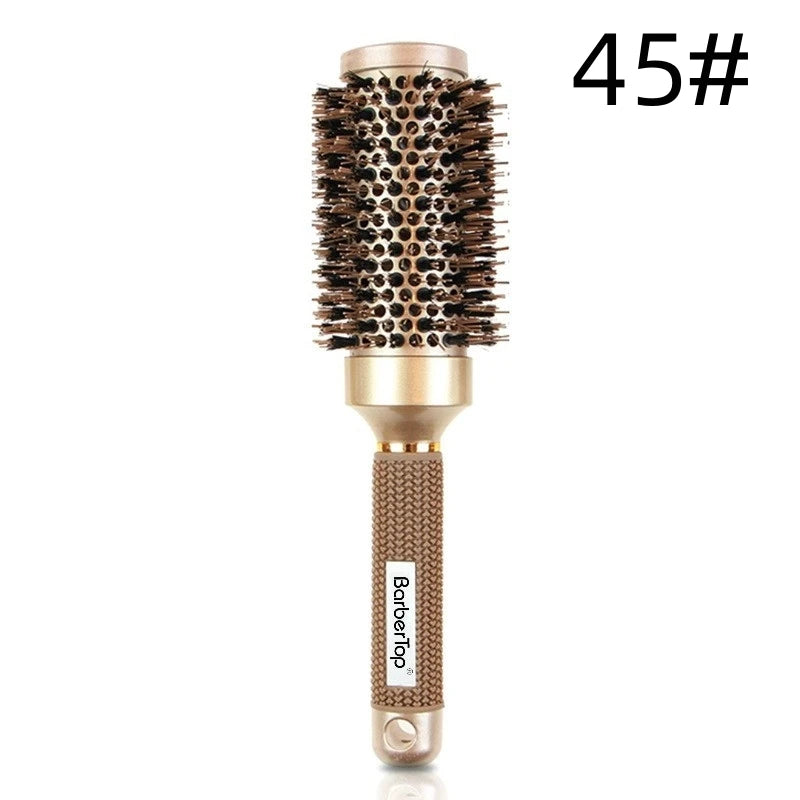 Ionic Thermal Barrel Hairbrush | Professional Round Brush for Blow Drying & Styling