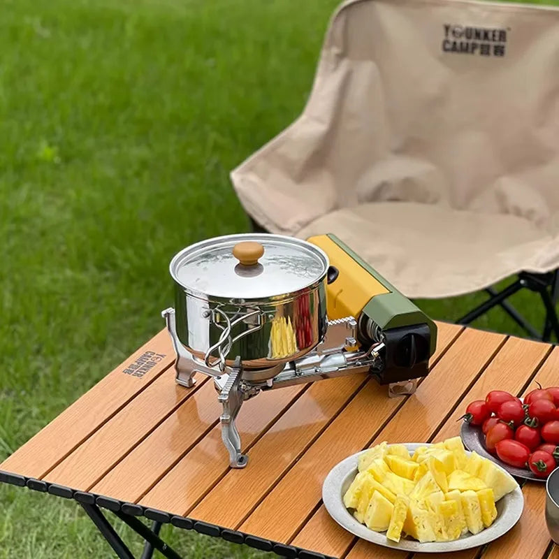 Portable Camping Stove | Lightweight Outdoor Cooker with High-Strength Design
