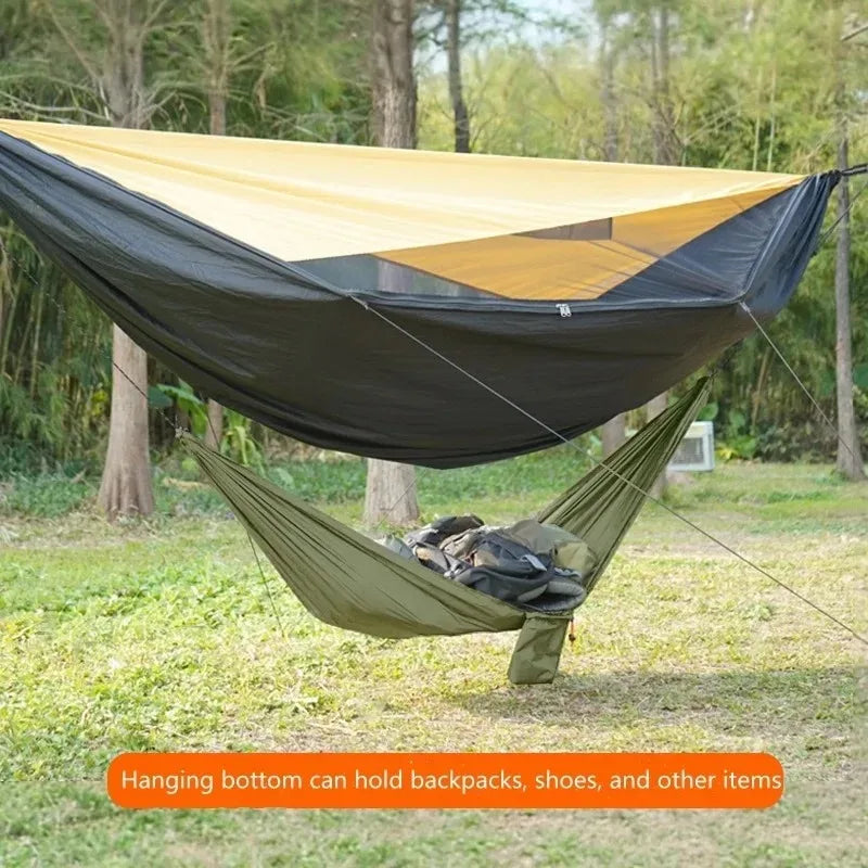 Outdoor Storage Hammock | 185x70cm Portable Gear Organizer for Camping & Travel