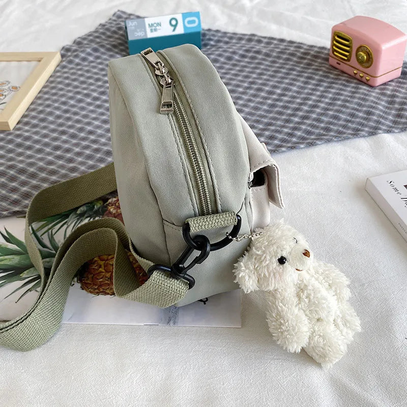 Mini Crossbody Bag for Women | Small Canvas Shoulder Purse & Phone Bag