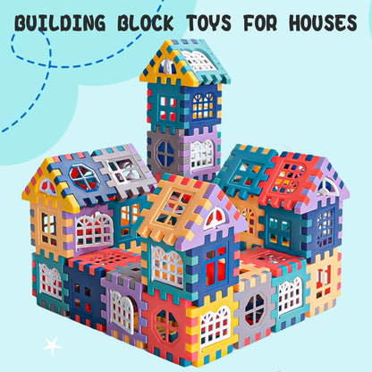 Large Building Block Set | Creative House Construction Toys for Kids & Kindergarten