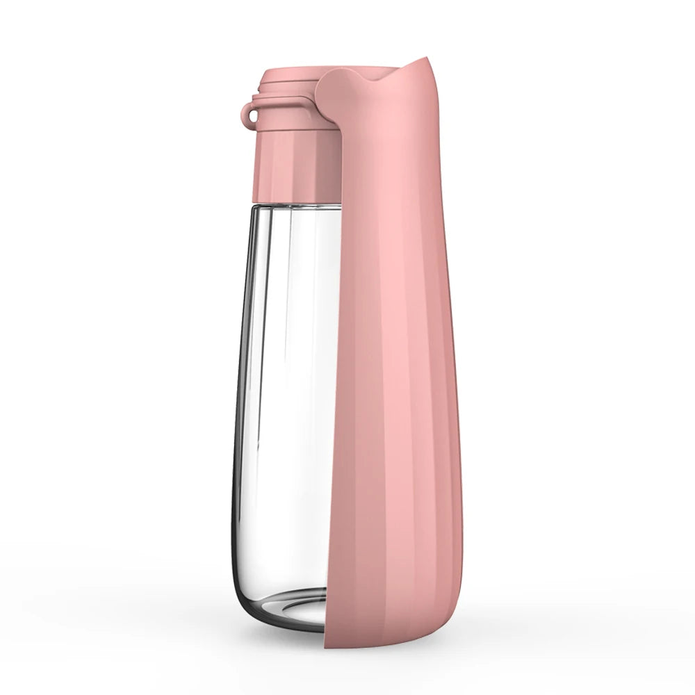 Portable Dog Water Bottle | Foldable Travel Dispenser & Drinking Bowl for Pets