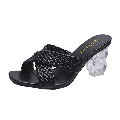 Transparent High Heel Sandals | Women’s Summer Open Toe Fashion Slides