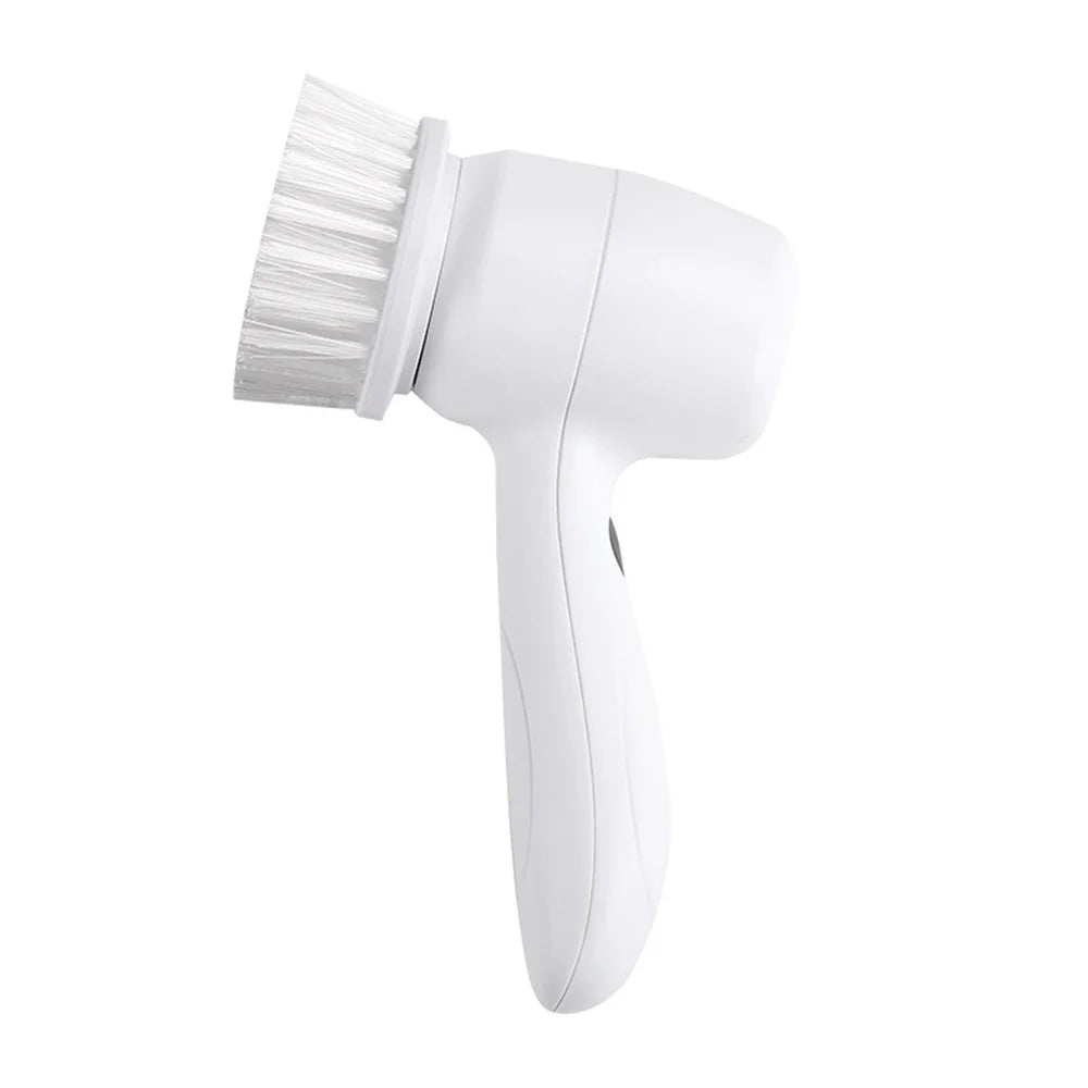Electric Spin Scrubber | USB Rechargeable Cleaning Brush with 3 Replaceable Heads