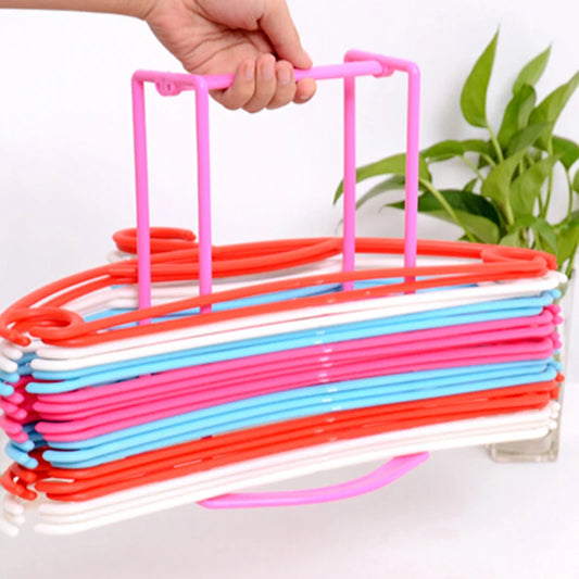 Hanger Organizer Rack | Closet & Laundry Room Clothes Hanger Storage Holder