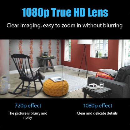 1080P HD Mini WiFi Camera | Wireless Night Vision Security Camera for Home, Kids & Pets