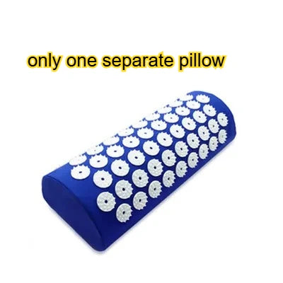 Acupressure Mat & Pillow Set | Yoga Massage Cushion for Neck, Back & Foot Relief