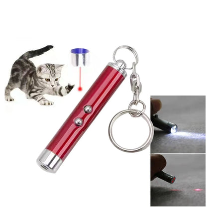 Cat Laser Pointer Toy | LED Red Dot Teaser Pen for Interactive Play