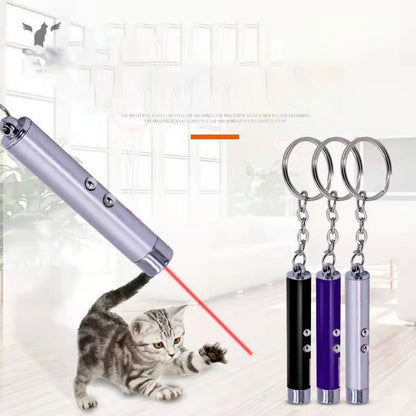 Cat Laser Pointer Toy | LED Red Dot Teaser Pen for Interactive Play