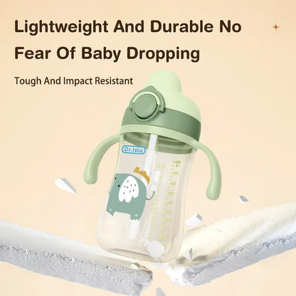 Baby Feeding Cup with Straw | 300ml Portable Training Bottle for Kids – BPA Free