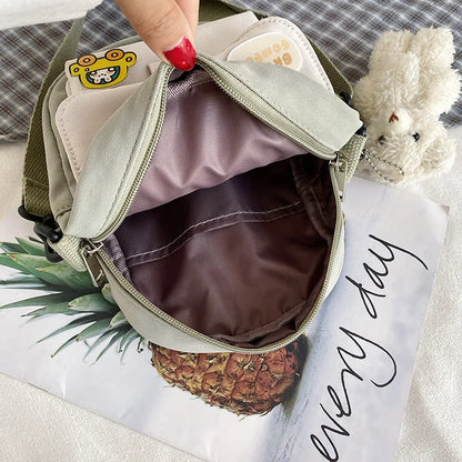 Mini Crossbody Bag for Women | Small Canvas Shoulder Purse & Phone Bag