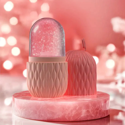 Ice Roller for Face & Eyes | Gua Sha Facial Massage Cube for Skin Tightening