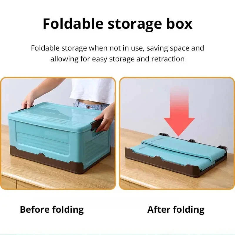Foldable Storage Basket | Adjustable Closet Organizer Box for Clothes & Underwear