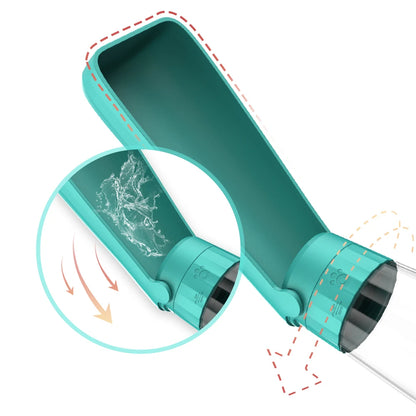 Portable Dog Water Bottle | Foldable Travel Dispenser & Drinking Bowl for Pets
