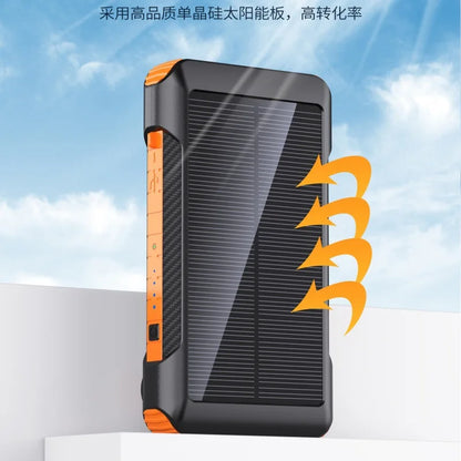 Hand-Cranked Solar Power Bank | 21000mAh Fast Charging Outdoor Emergency Charger