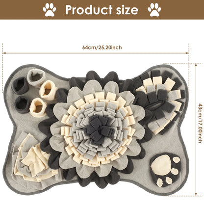 Pet Snuffle Mat | Anti-Slip Interactive Dog Treat Dispenser & Slow Feeder Pad
