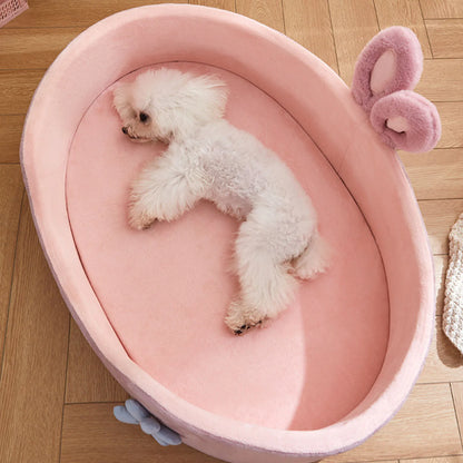 Detachable Pet Bed | Washable Soft Dog & Cat Sleeping Bed for All Seasons