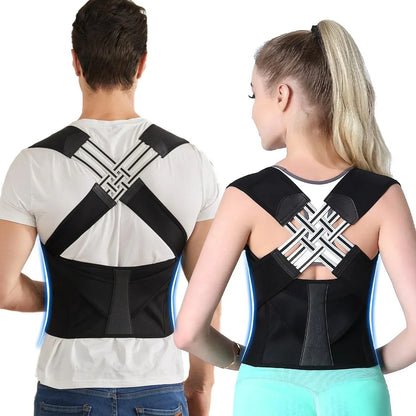 Posture Corrector | Adjustable Shoulder & Back Brace for Spine Alignment
