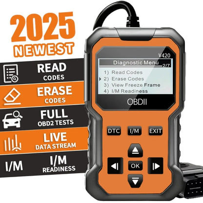 Car OBD2 Scanner | Engine Fault Code Reader & Diagnostic Tool for All OBD II Vehicles