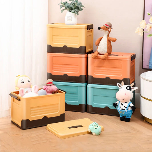 Foldable Storage Basket | Adjustable Closet Organizer Box for Clothes & Underwear