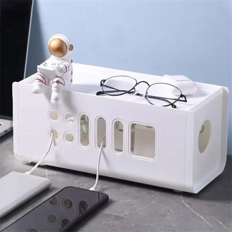 Cable Storage Box | Multifunctional Wire & Power Board Organizer for Home Safety