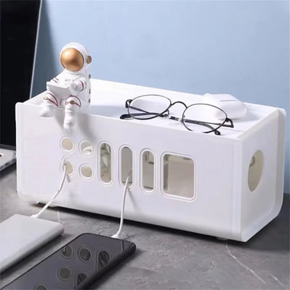 Cable Storage Box | Multifunctional Wire & Power Board Organizer for Home Safety