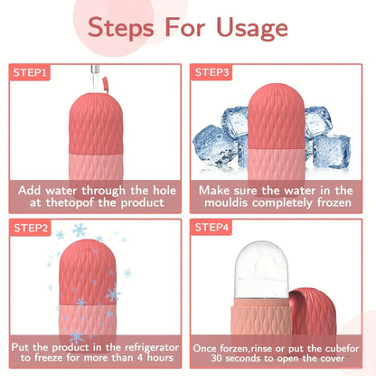 Ice Roller for Face & Eyes | Gua Sha Facial Massage Cube for Skin Tightening