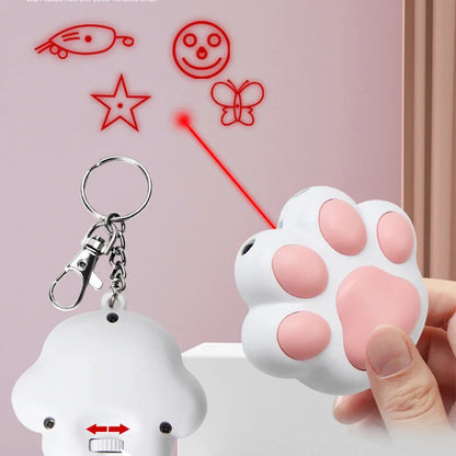 Rechargeable Cat Laser Toy | LED Pattern Pointer for Interactive Play & Training