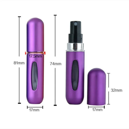 5ml Perfume Atomizer | Portable Refillable Travel Spray Bottle for Fragrance & Cosmetics
