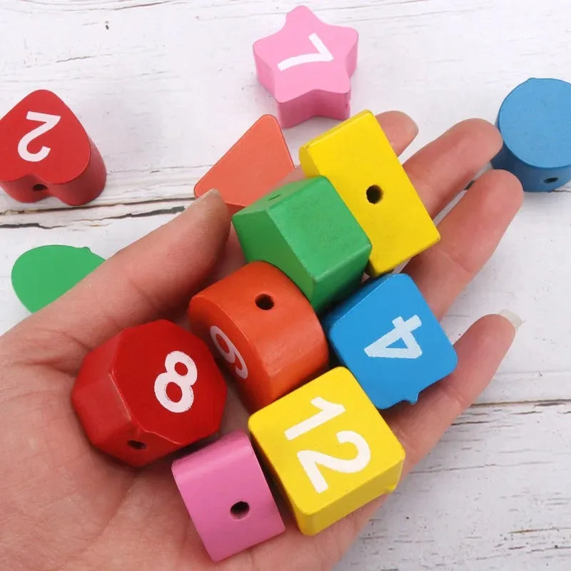 Montessori Wooden Puzzle Toy | Educational Learning Game for Babies & Toddlers (1–3 Years)