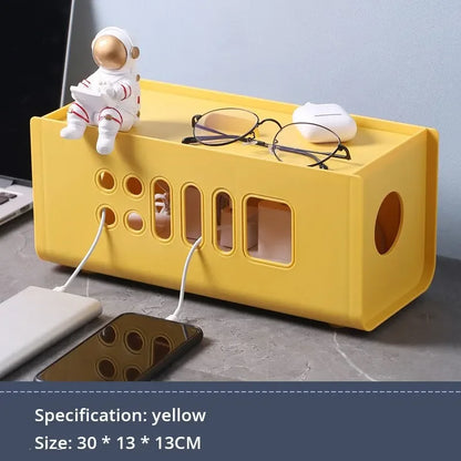 Cable Storage Box | Power Board & Wire Management Organizer for Home Safety