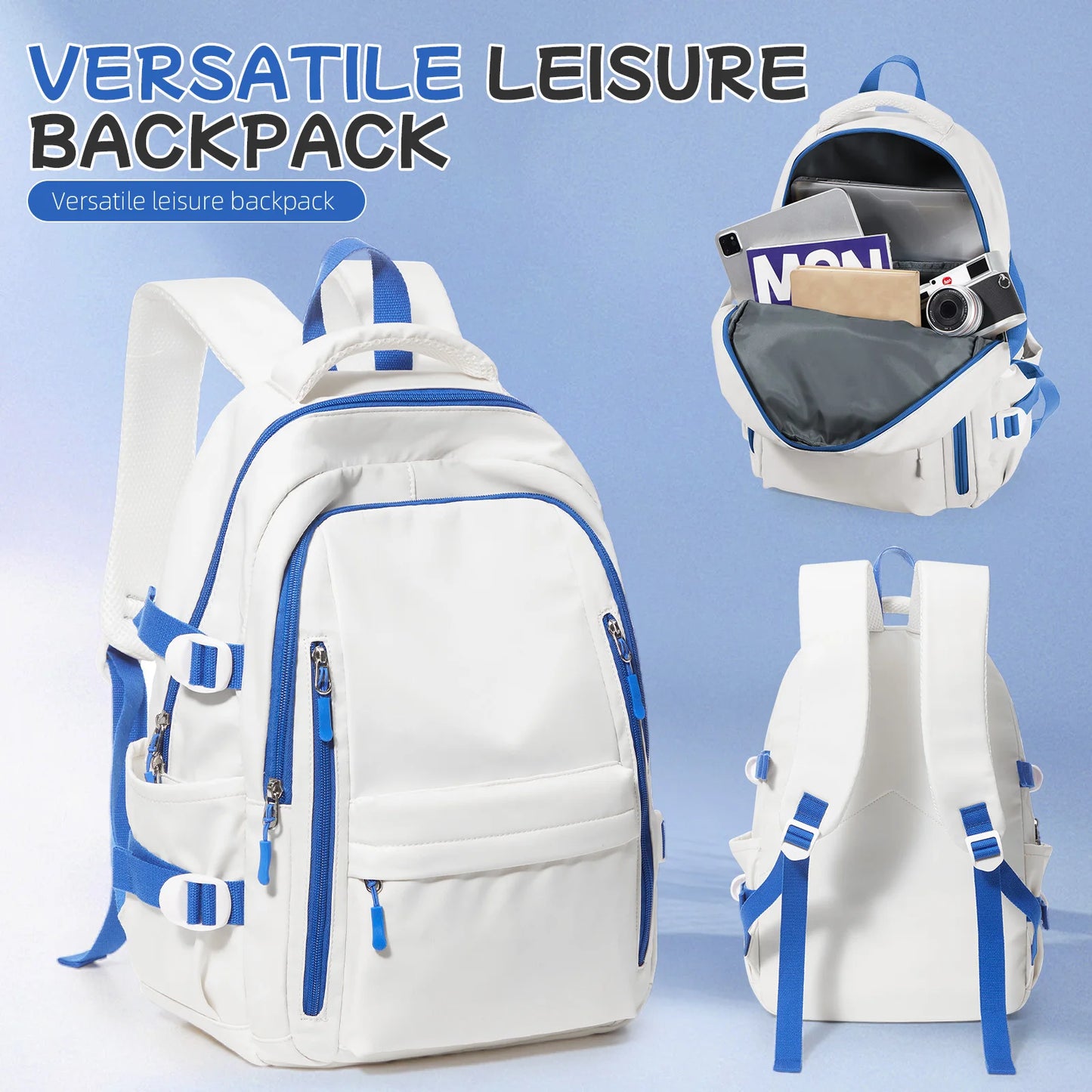 Women’s Anti-Theft Travel Backpack | Multi-Pocket Casual School & College Bookbag
