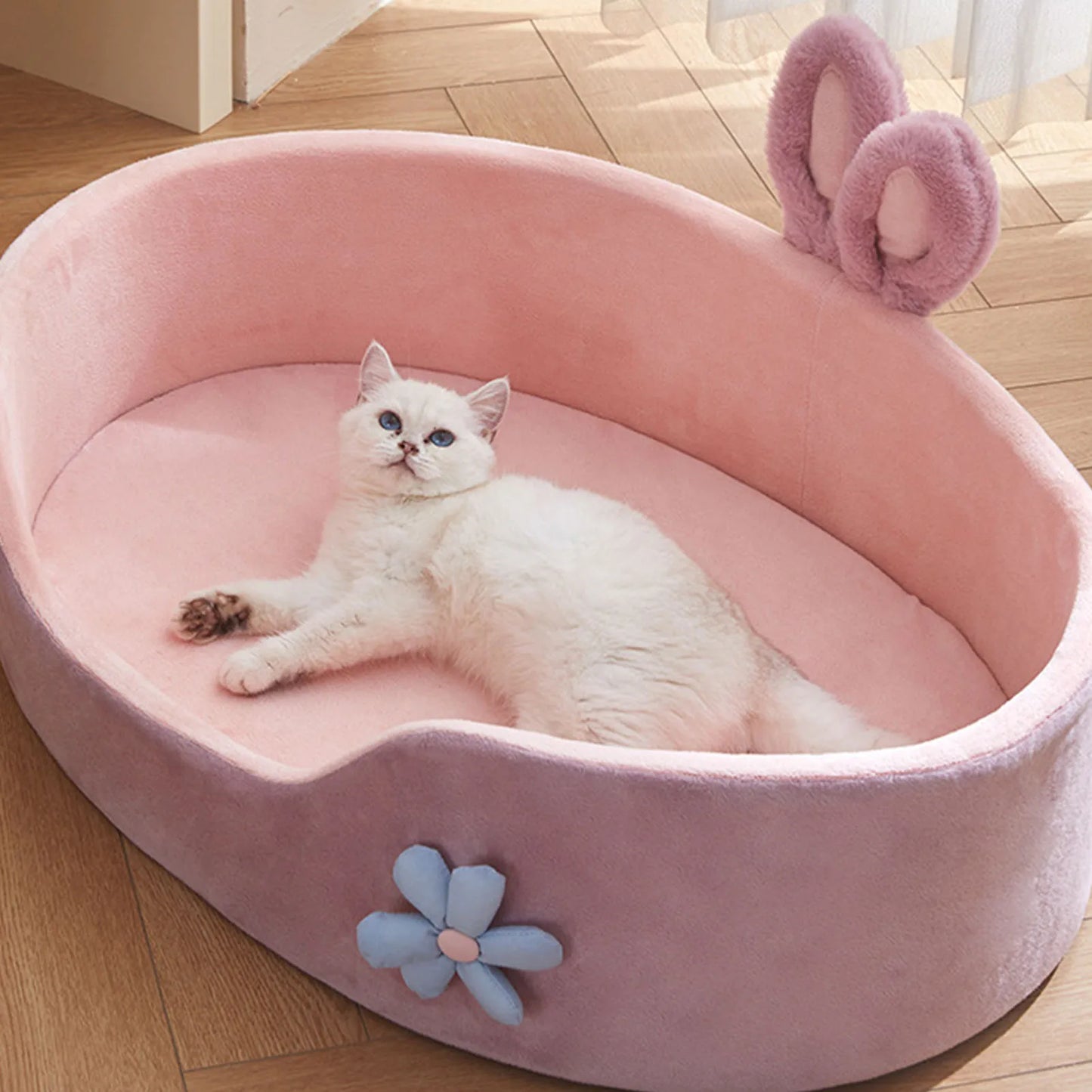 Detachable Pet Bed | Washable Soft Dog & Cat Sleeping Bed for All Seasons
