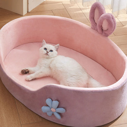 Detachable Pet Bed | Washable Soft Dog & Cat Sleeping Bed for All Seasons