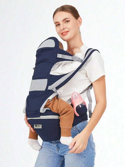 Ergonomic Baby Carrier with Hip Seat | Adjustable, Portable & Multifunctional