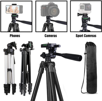 LED Selfie Ring Light with Tripod | Phone Holder Photography & Video Lighting
