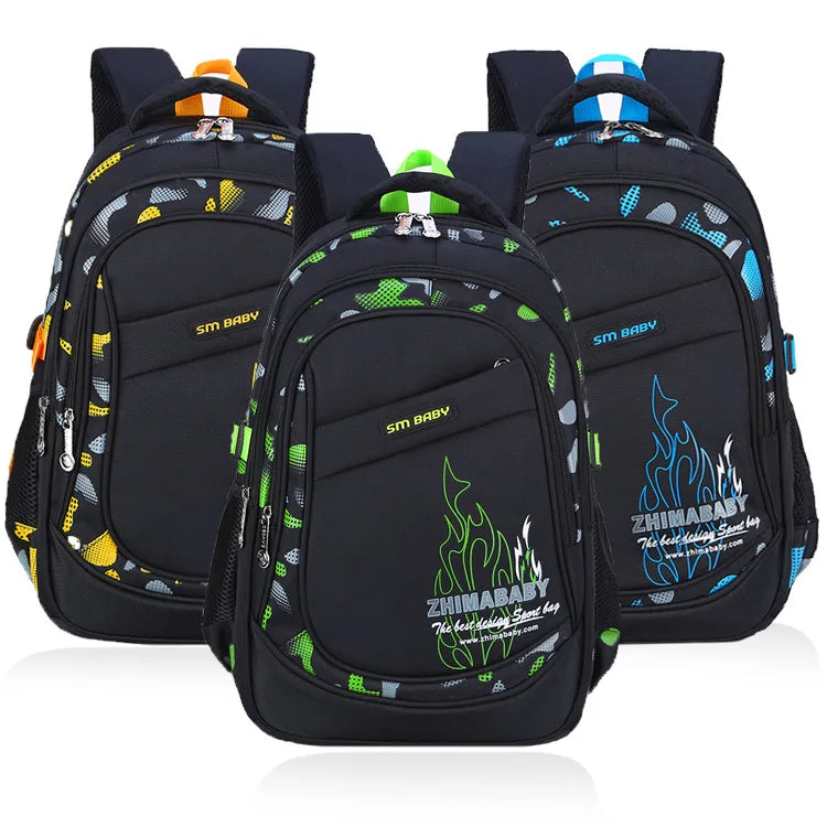 Waterproof Kids School Backpack | Lightweight Durable Bookbag for Boys & Girls (6–12 Years)