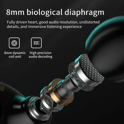 M25 Bluetooth 5.3 Earbuds | Wireless Noise Cancelling Headphones with Mic & HD Stereo