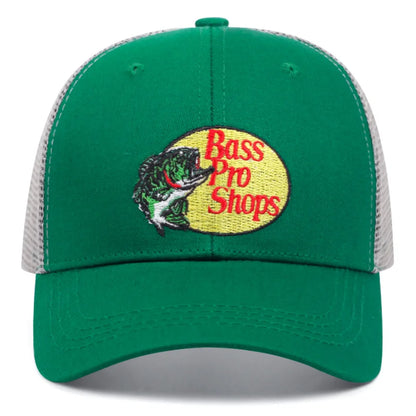 Embroidered Baseball Cap | Unisex Bass Letter Trucker Hat for Sports & Casual Wear