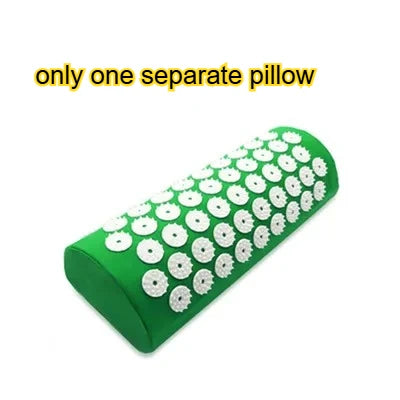 Acupressure Mat & Pillow Set | Yoga Massage Cushion for Neck, Back & Foot Relief