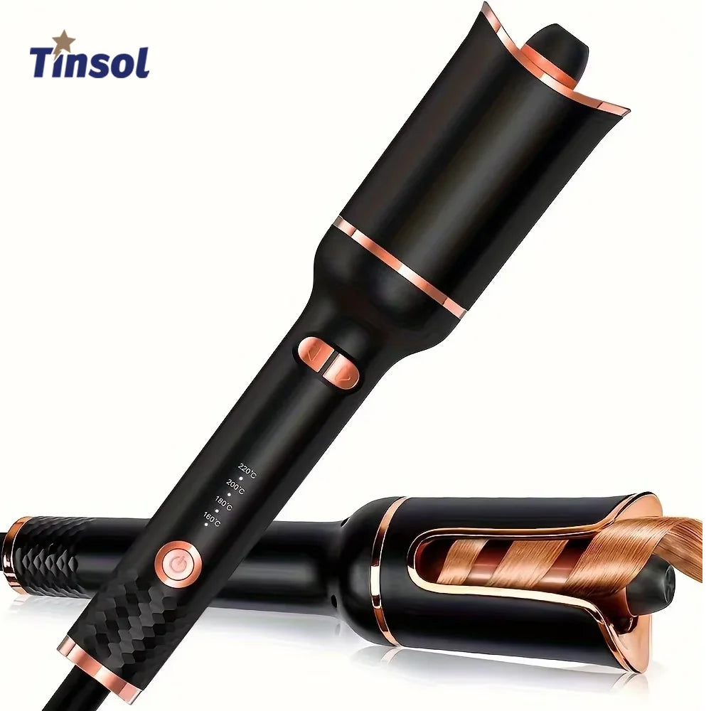 Automatic Hair Curler | Ceramic Rotating Air Curling Iron & Spin Wand Styler