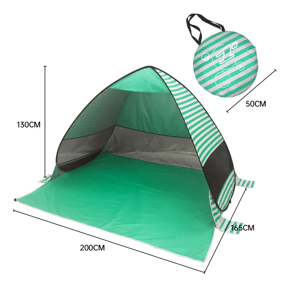 Automatic Pop-Up Beach Tent | Portable Waterproof UV Protection Camping Shelter