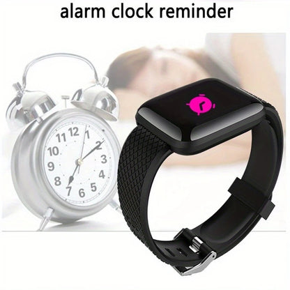Unisex Smartwatch | Fitness Tracker, Message Alerts & Electronic Wristwatch for Android & iOS